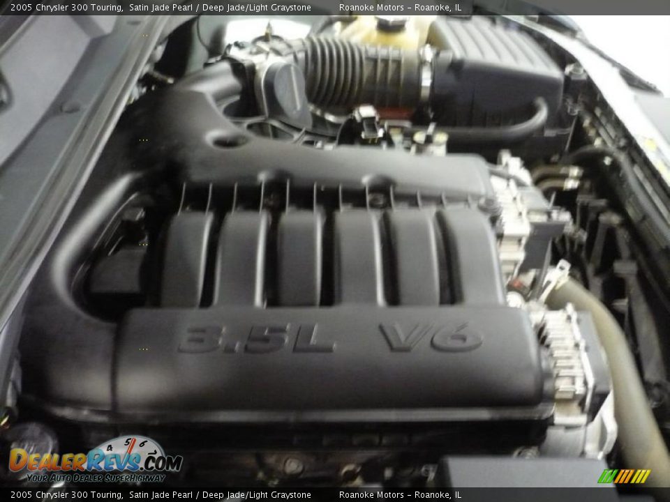 2005 Chrysler 300 Touring Satin Jade Pearl / Deep Jade/Light Graystone Photo #9