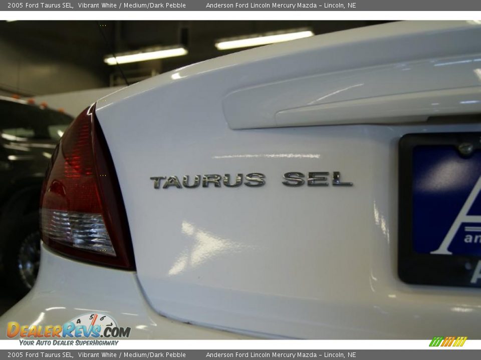2005 Ford Taurus SEL Vibrant White / Medium/Dark Pebble Photo #10