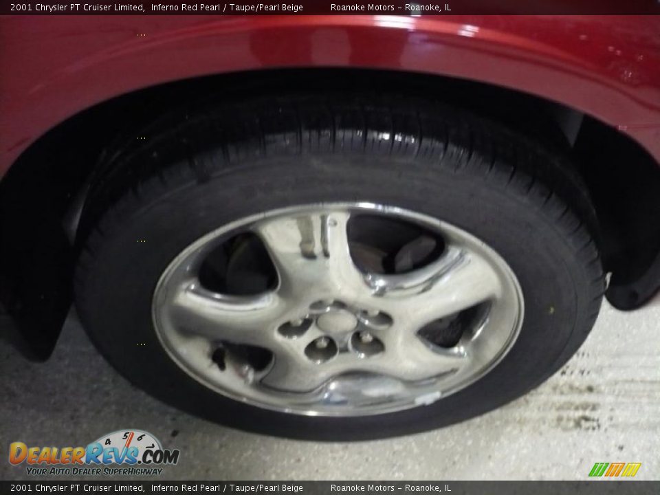 2001 Chrysler PT Cruiser Limited Inferno Red Pearl / Taupe/Pearl Beige Photo #5