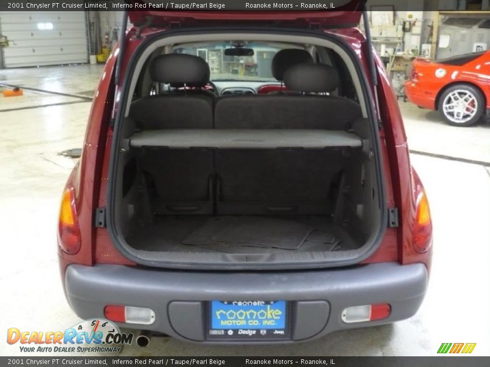 2001 Chrysler PT Cruiser Limited Inferno Red Pearl / Taupe/Pearl Beige Photo #8