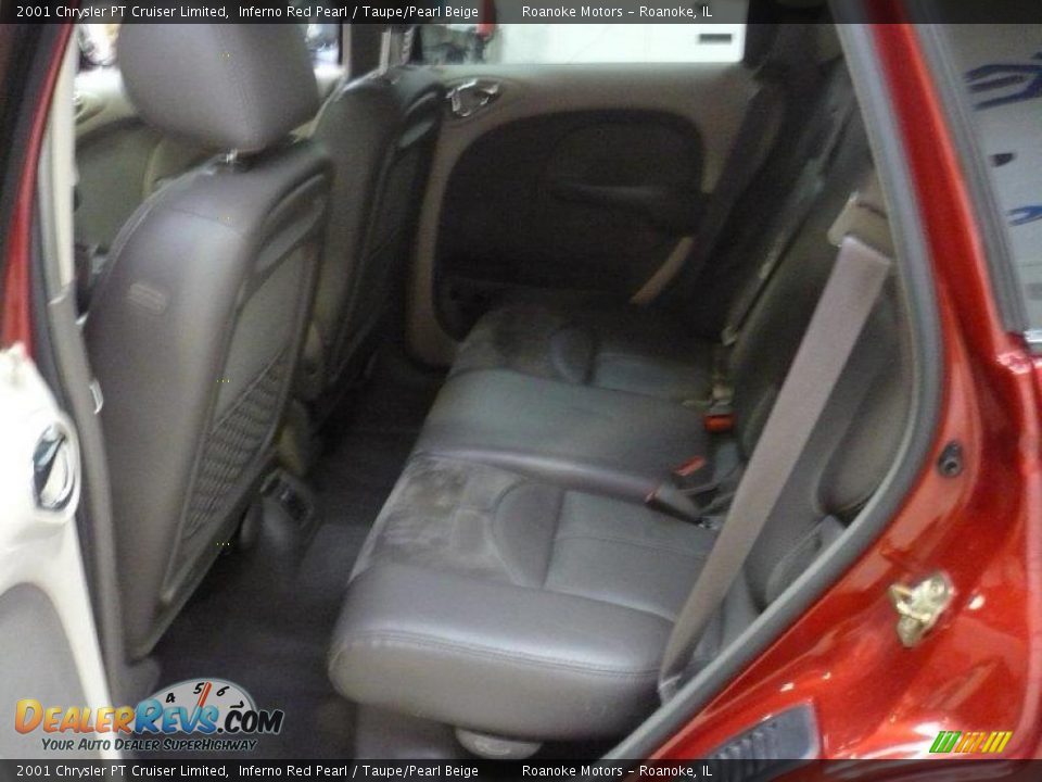 2001 Chrysler PT Cruiser Limited Inferno Red Pearl / Taupe/Pearl Beige Photo #9