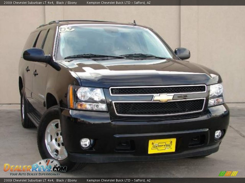 2009 Chevrolet Suburban LT 4x4 Black / Ebony Photo #1