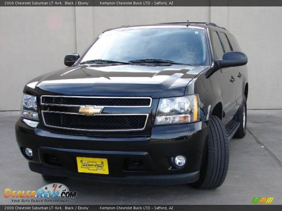 2009 Chevrolet Suburban LT 4x4 Black / Ebony Photo #4