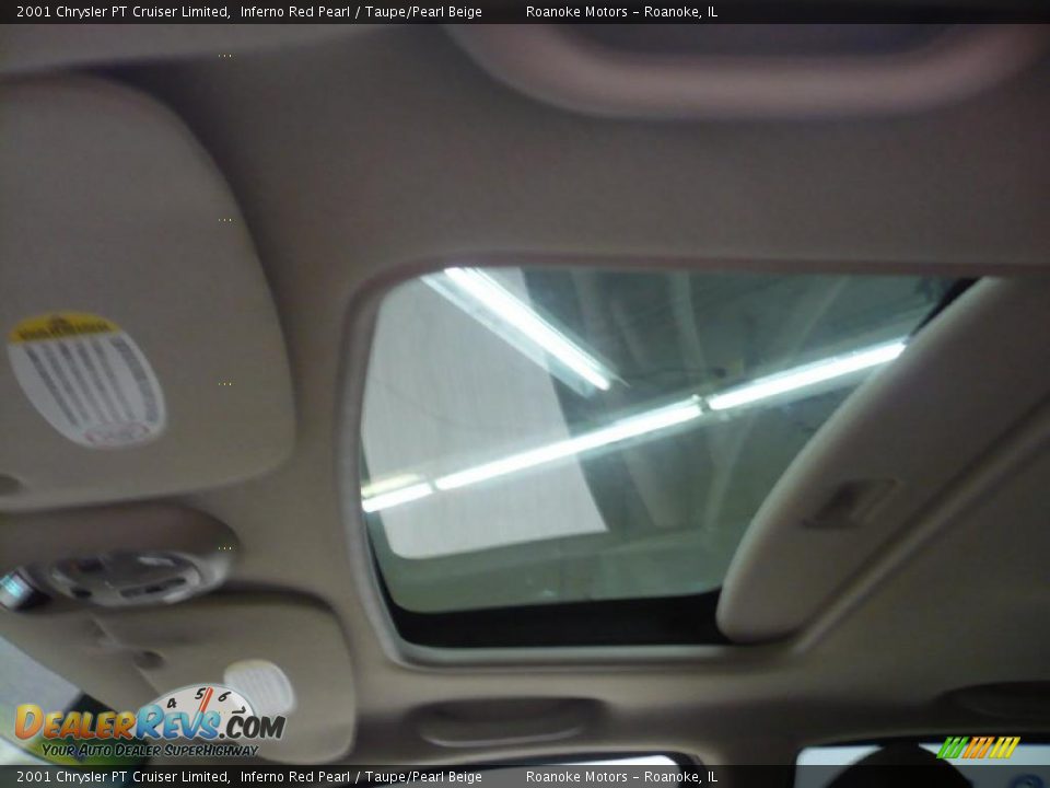 2001 Chrysler PT Cruiser Limited Inferno Red Pearl / Taupe/Pearl Beige Photo #12