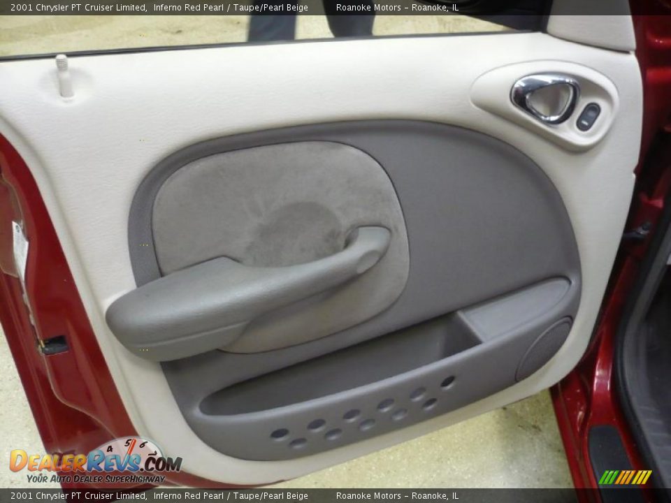 2001 Chrysler PT Cruiser Limited Inferno Red Pearl / Taupe/Pearl Beige Photo #13