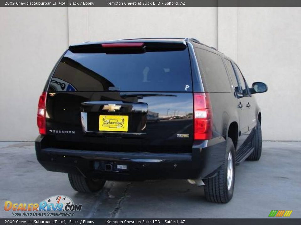 2009 Chevrolet Suburban LT 4x4 Black / Ebony Photo #6