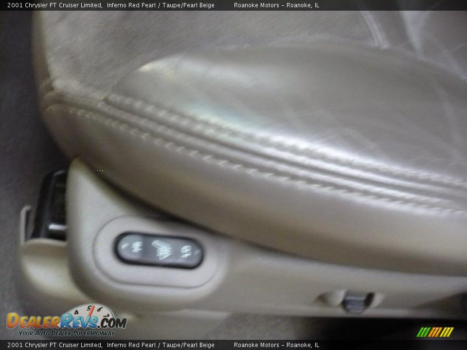 2001 Chrysler PT Cruiser Limited Inferno Red Pearl / Taupe/Pearl Beige Photo #15