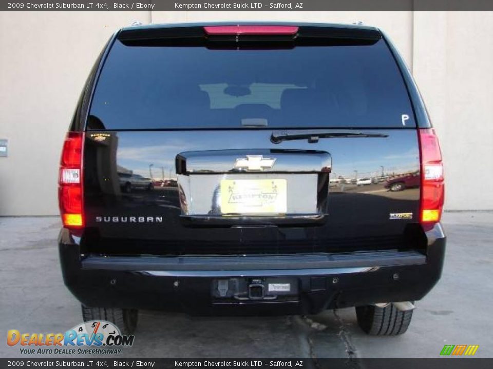 2009 Chevrolet Suburban LT 4x4 Black / Ebony Photo #7
