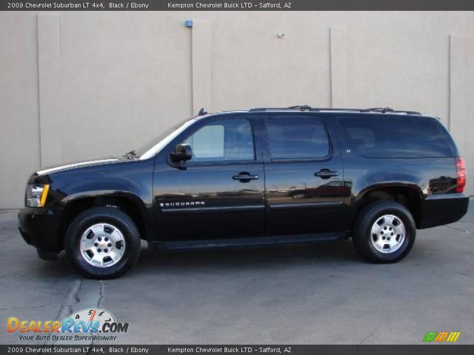 2009 Chevrolet Suburban LT 4x4 Black / Ebony Photo #8