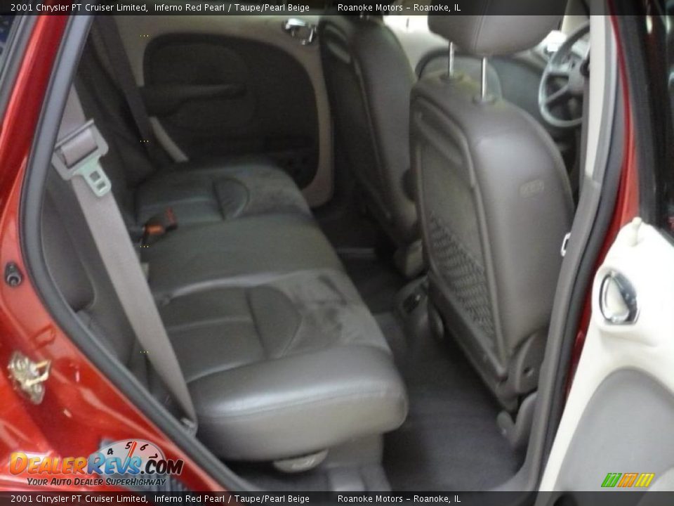 2001 Chrysler PT Cruiser Limited Inferno Red Pearl / Taupe/Pearl Beige Photo #22