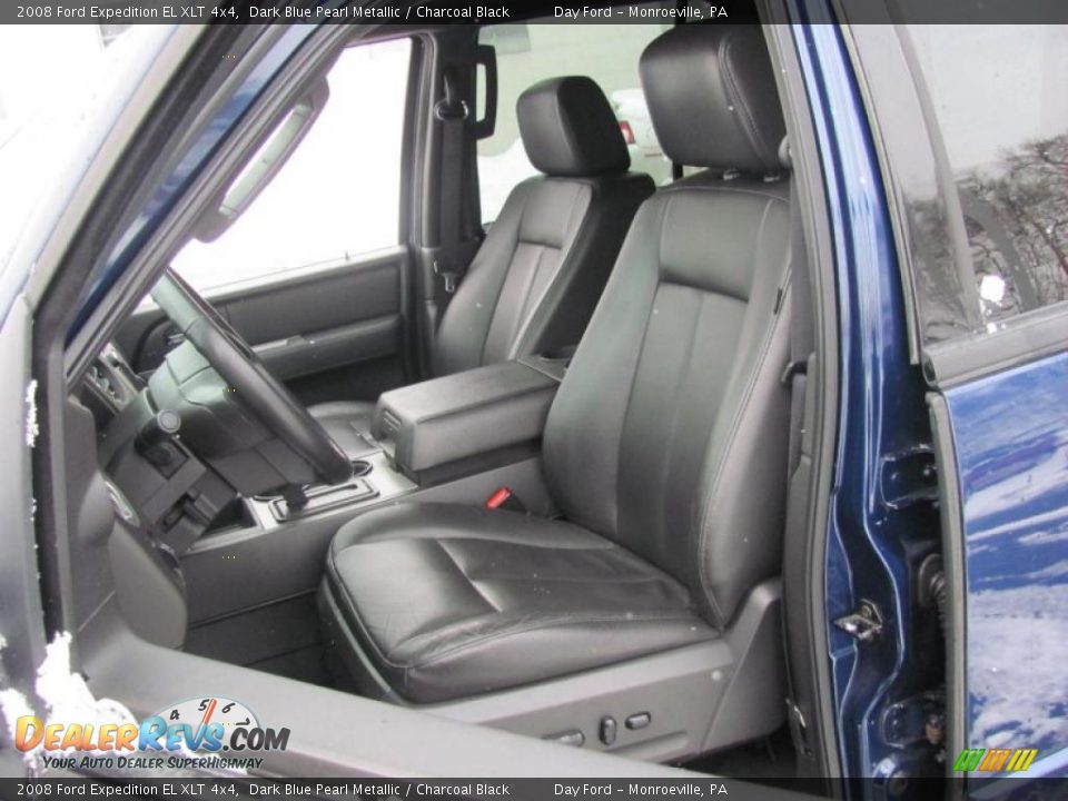 2008 Ford Expedition EL XLT 4x4 Dark Blue Pearl Metallic / Charcoal Black Photo #9