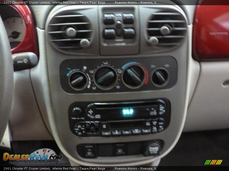 2001 Chrysler PT Cruiser Limited Inferno Red Pearl / Taupe/Pearl Beige Photo #26
