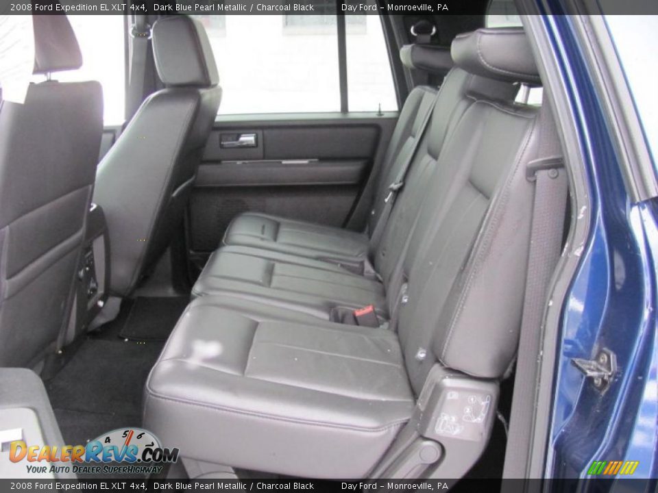 2008 Ford Expedition EL XLT 4x4 Dark Blue Pearl Metallic / Charcoal Black Photo #12