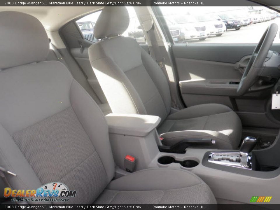 2008 Dodge Avenger SE Marathon Blue Pearl / Dark Slate Gray/Light Slate Gray Photo #5