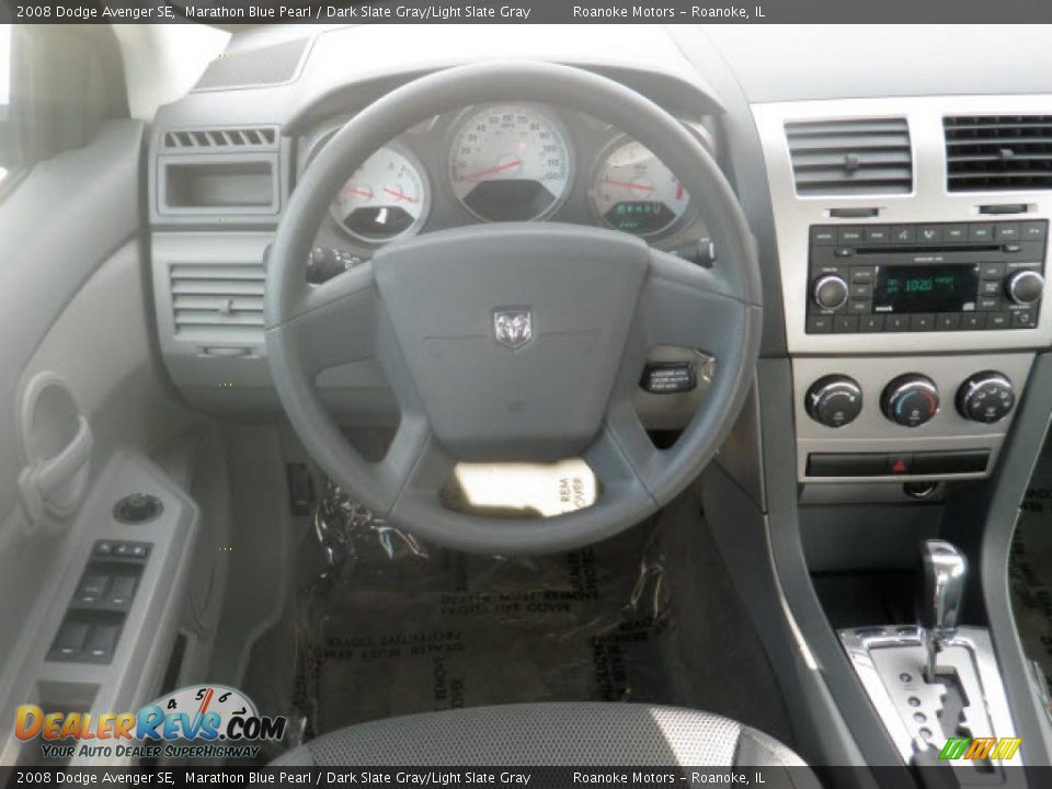 2008 Dodge Avenger SE Marathon Blue Pearl / Dark Slate Gray/Light Slate Gray Photo #7