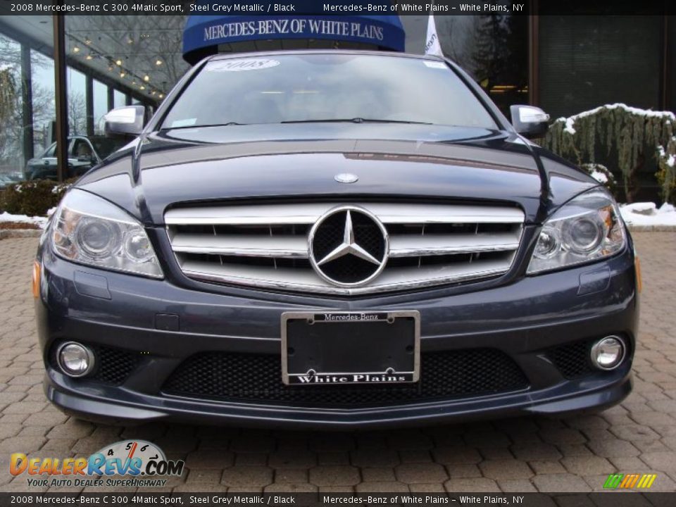 2008 Mercedes-Benz C 300 4Matic Sport Steel Grey Metallic / Black Photo #2