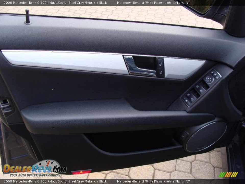 2008 Mercedes-Benz C 300 4Matic Sport Steel Grey Metallic / Black Photo #8