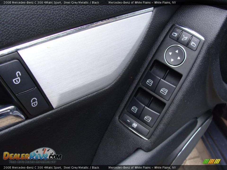 2008 Mercedes-Benz C 300 4Matic Sport Steel Grey Metallic / Black Photo #9
