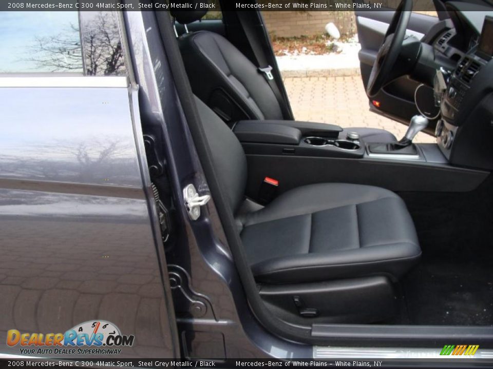 2008 Mercedes-Benz C 300 4Matic Sport Steel Grey Metallic / Black Photo #13