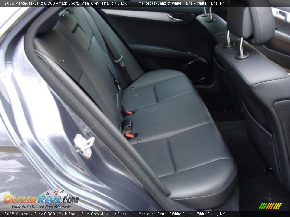2008 Mercedes-Benz C 300 4Matic Sport Steel Grey Metallic / Black Photo #14