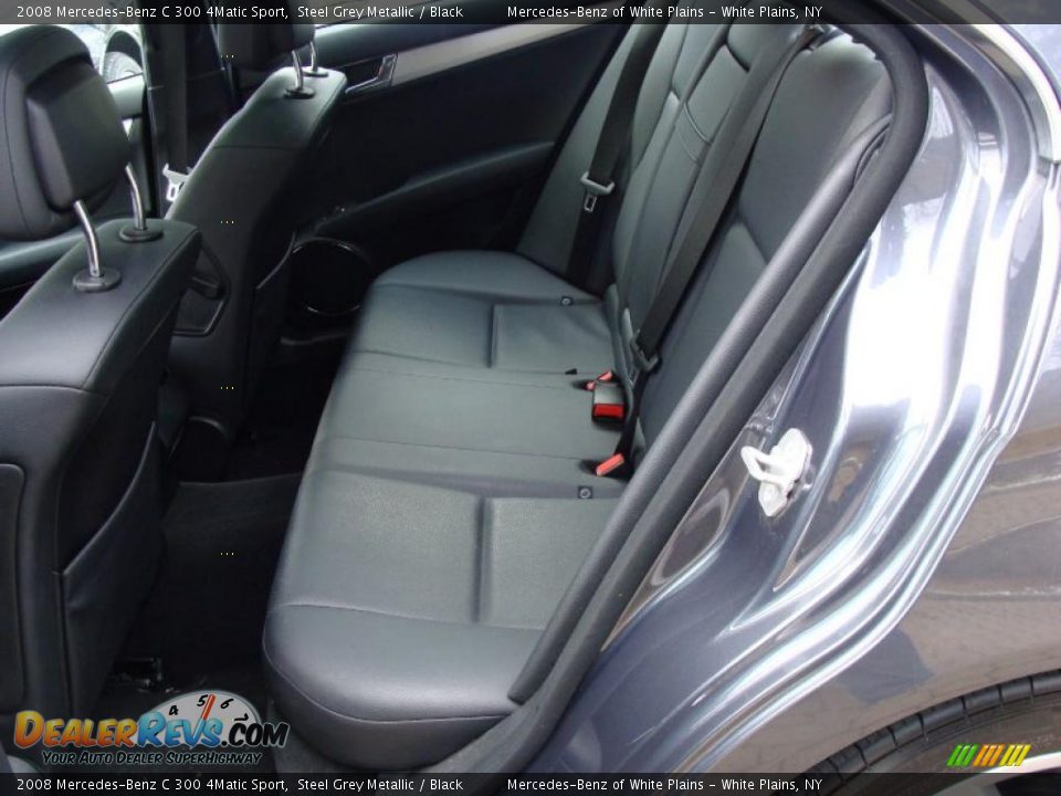 2008 Mercedes-Benz C 300 4Matic Sport Steel Grey Metallic / Black Photo #15