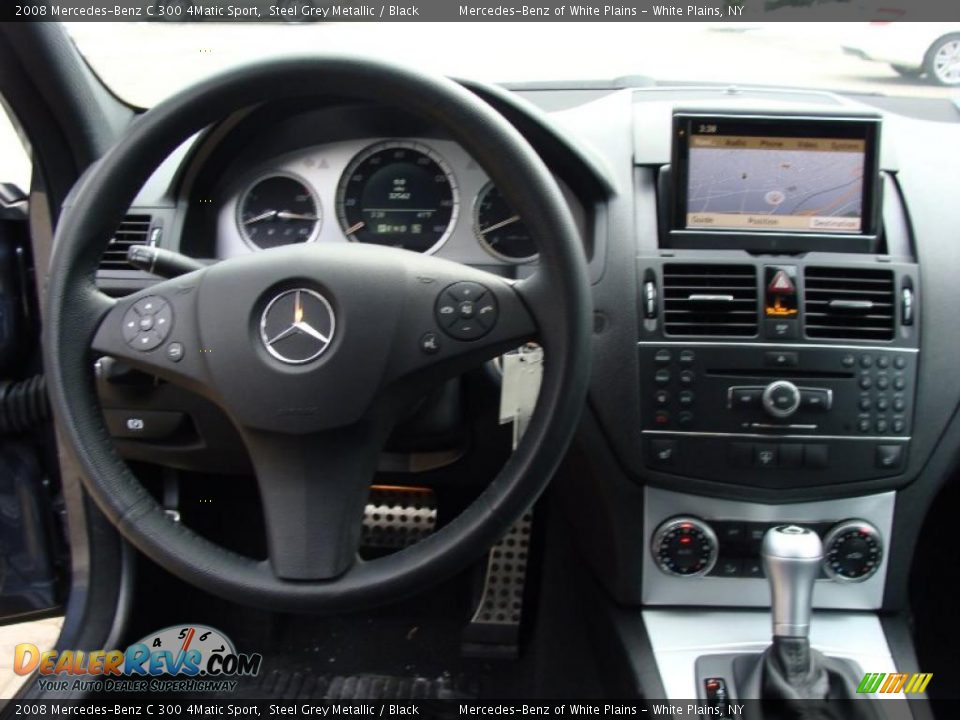 2008 Mercedes-Benz C 300 4Matic Sport Steel Grey Metallic / Black Photo #16