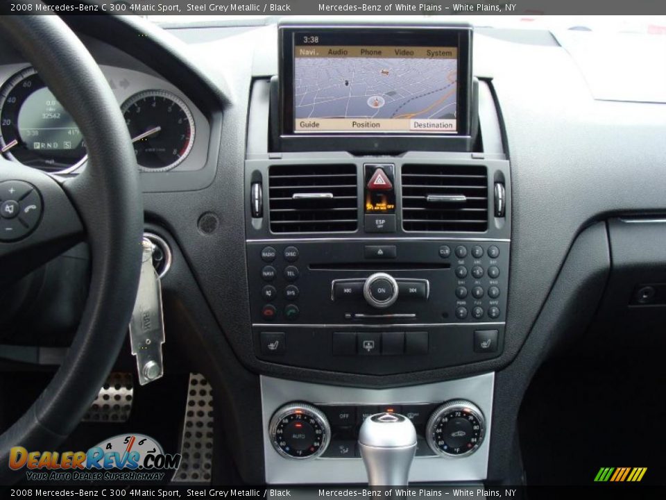 2008 Mercedes-Benz C 300 4Matic Sport Steel Grey Metallic / Black Photo #17