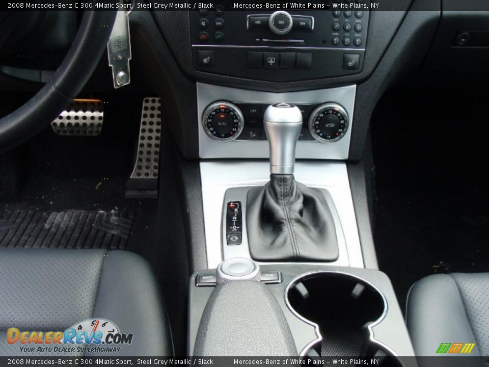 2008 Mercedes-Benz C 300 4Matic Sport Steel Grey Metallic / Black Photo #18
