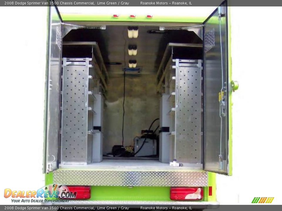 2008 Dodge Sprinter Van 3500 Chassis Commercial Lime Green / Gray Photo #3