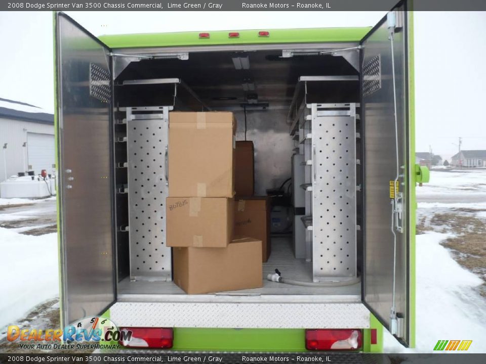 2008 Dodge Sprinter Van 3500 Chassis Commercial Lime Green / Gray Photo #16