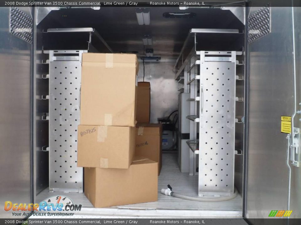 2008 Dodge Sprinter Van 3500 Chassis Commercial Lime Green / Gray Photo #27