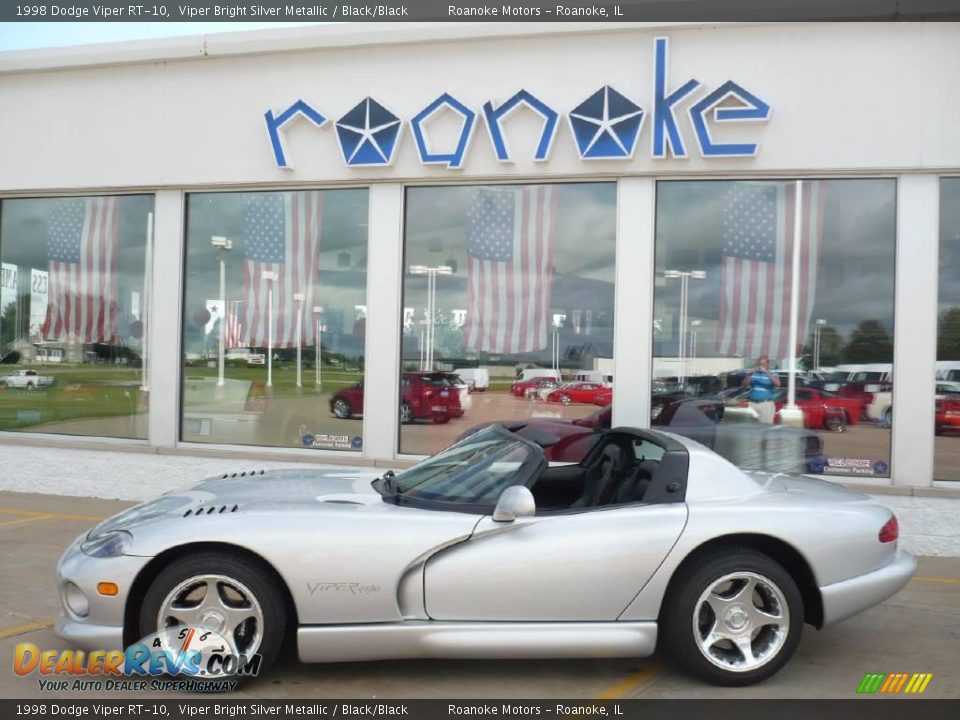 1998 Dodge Viper RT-10 Viper Bright Silver Metallic / Black/Black Photo #1