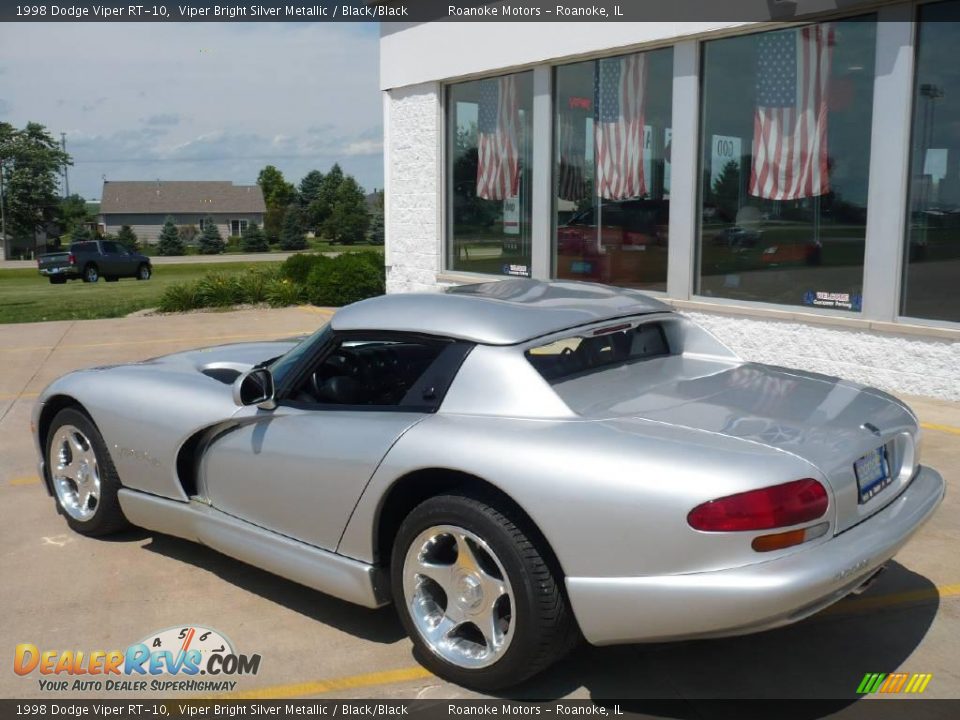 1998 Dodge Viper RT-10 Viper Bright Silver Metallic / Black/Black Photo #2