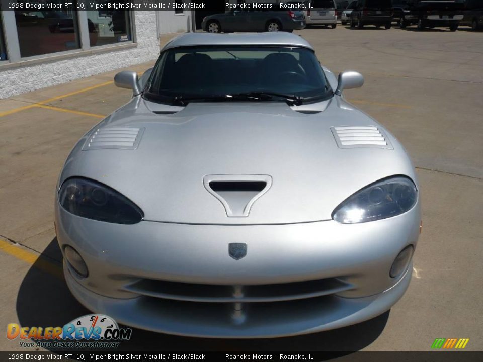 1998 Dodge Viper RT-10 Viper Bright Silver Metallic / Black/Black Photo #5