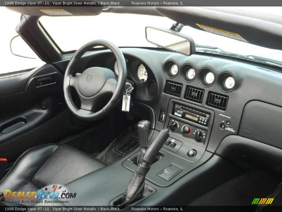1998 Dodge Viper RT-10 Viper Bright Silver Metallic / Black/Black Photo #7
