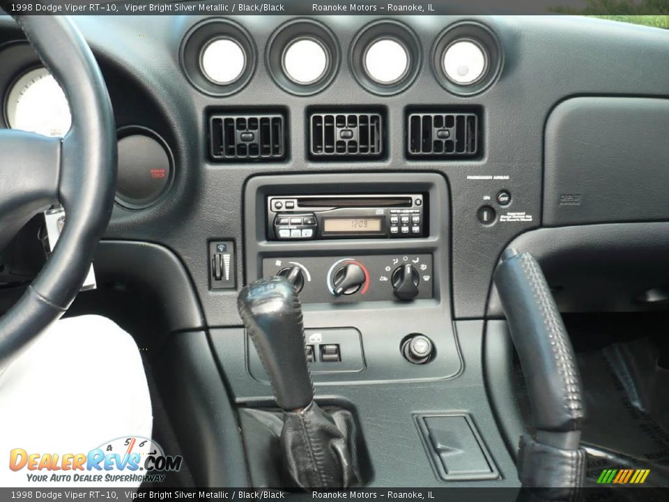 1998 Dodge Viper RT-10 Viper Bright Silver Metallic / Black/Black Photo #31