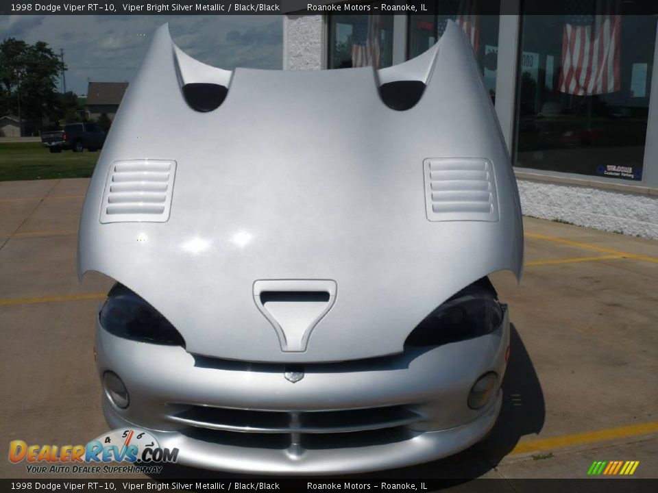 1998 Dodge Viper RT-10 Viper Bright Silver Metallic / Black/Black Photo #32
