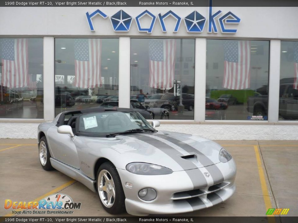 1998 Dodge Viper RT-10 Viper Bright Silver Metallic / Black/Black Photo #1