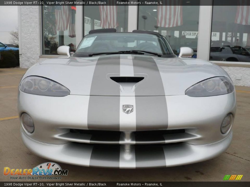 1998 Dodge Viper RT-10 Viper Bright Silver Metallic / Black/Black Photo #4