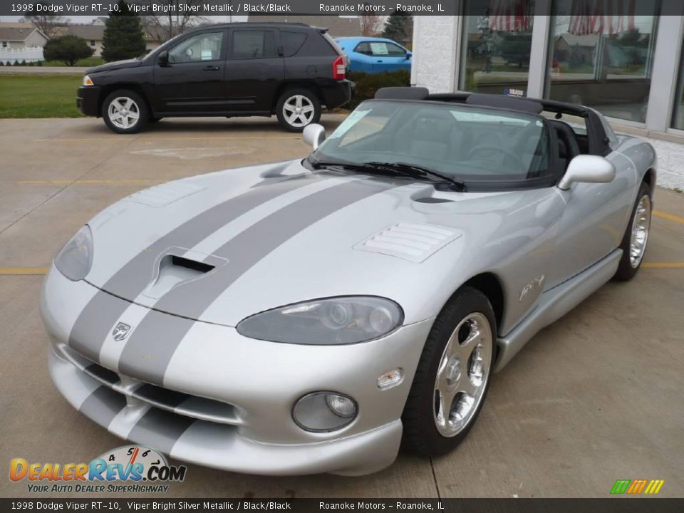 1998 Dodge Viper RT-10 Viper Bright Silver Metallic / Black/Black Photo #5