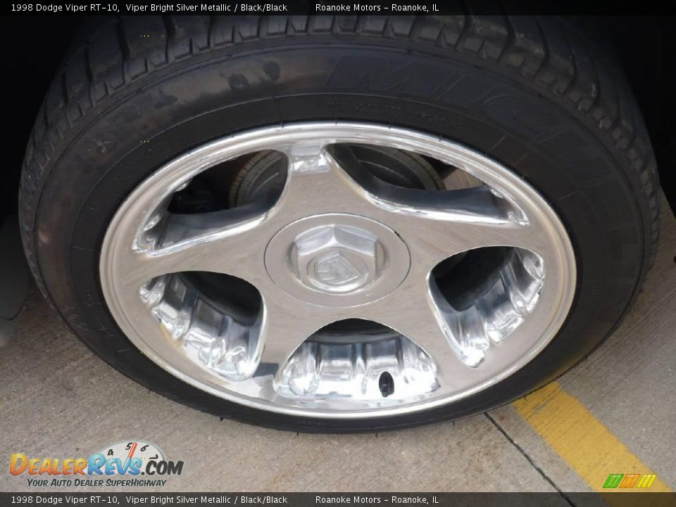 1998 Dodge Viper RT-10 Viper Bright Silver Metallic / Black/Black Photo #7