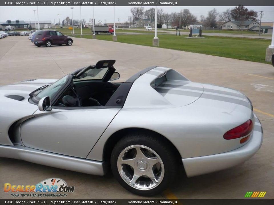 1998 Dodge Viper RT-10 Viper Bright Silver Metallic / Black/Black Photo #9