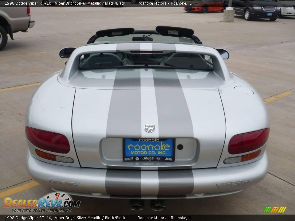 1998 Dodge Viper RT-10 Viper Bright Silver Metallic / Black/Black Photo #10