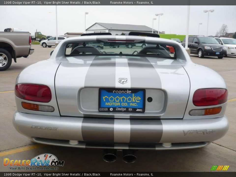 1998 Dodge Viper RT-10 Viper Bright Silver Metallic / Black/Black Photo #11