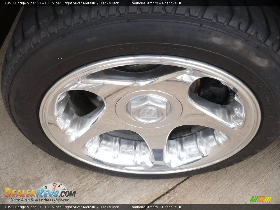 1998 Dodge Viper RT-10 Viper Bright Silver Metallic / Black/Black Photo #14