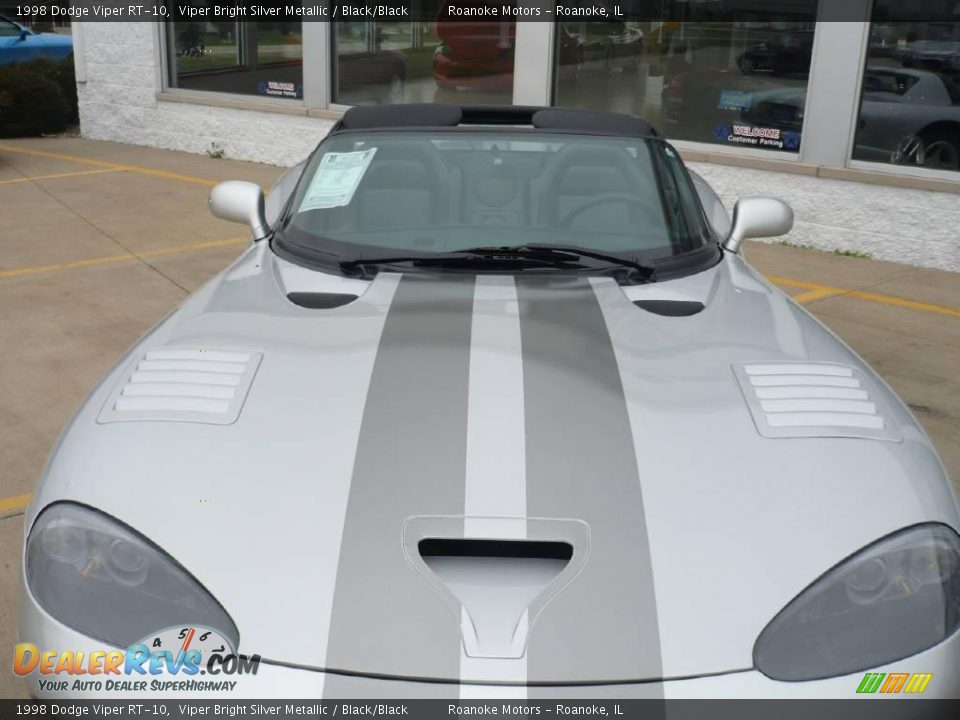 1998 Dodge Viper RT-10 Viper Bright Silver Metallic / Black/Black Photo #18