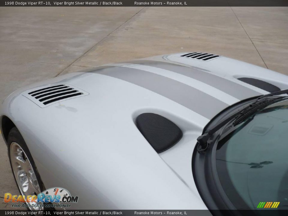 1998 Dodge Viper RT-10 Viper Bright Silver Metallic / Black/Black Photo #20
