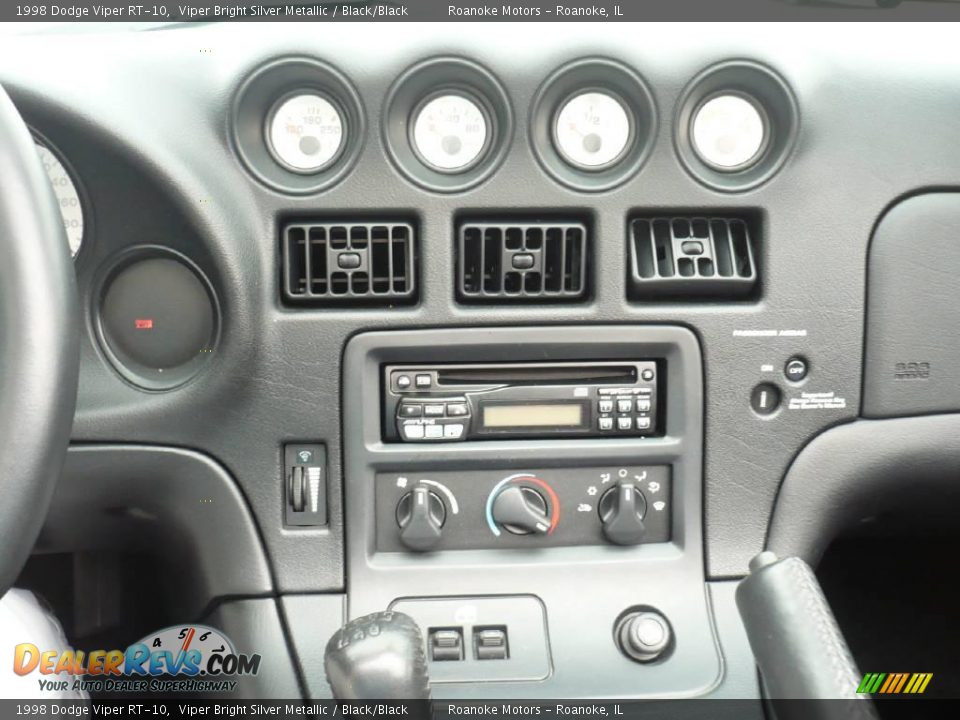 1998 Dodge Viper RT-10 Viper Bright Silver Metallic / Black/Black Photo #35