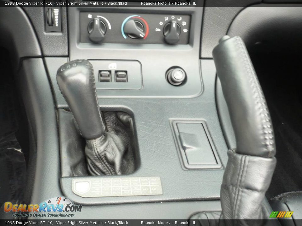 1998 Dodge Viper RT-10 Viper Bright Silver Metallic / Black/Black Photo #36