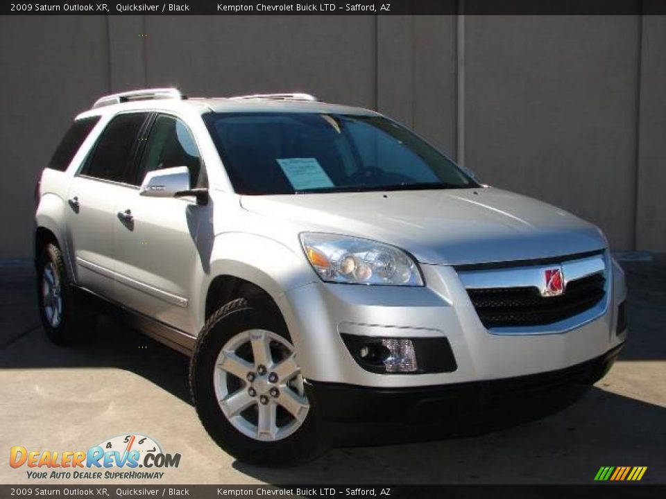 2009 Saturn Outlook XR Quicksilver / Black Photo #1